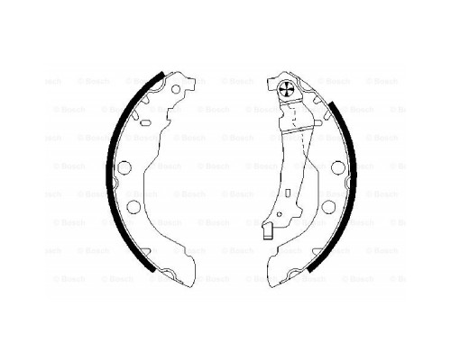 Гальмівні колодки Bosch 0 986 487 549