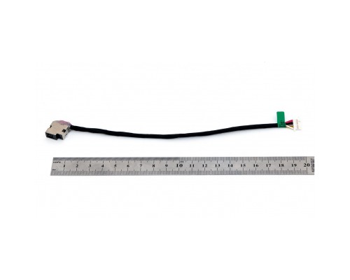 Роз'єм живлення ноутбука з кабелем HP PJ969 (4.5mm x 3.0mm + center pin), 8(7)-pin, 18 см (A49120)