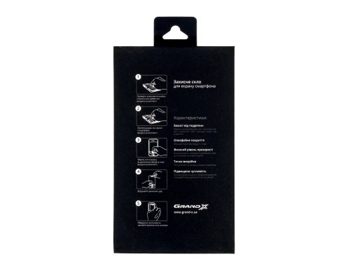 Скло захисне Grand-X Apple iPhone 13 mini black (CAIP13MB)