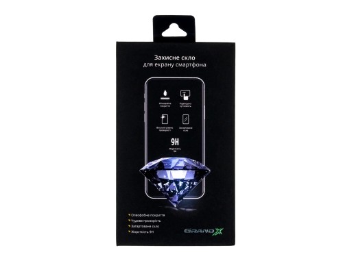 Скло захисне Grand-X Apple iPhone 13 mini black (CAIP13MB)