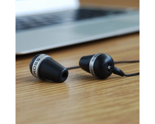 Навушники Koss The Plug Black (196635.101)