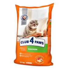 Сухий корм для кішок Club 4 Paws Преміум. Зі смаком курки 14 кг (4820083909146)