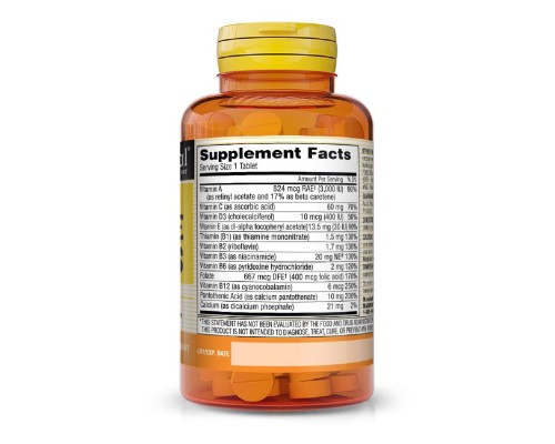 Мультивітамін Mason Natural Мультивітаміни на кожен день, Daily Multiple Vitamins, 100 т (MAV00881)