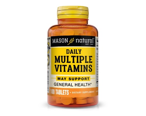 Мультивітамін Mason Natural Мультивітаміни на кожен день, Daily Multiple Vitamins, 100 т (MAV00881)