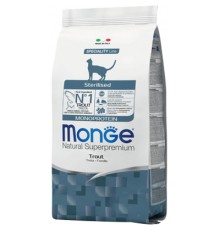 Сухий корм для кішок Monge Cat Monoprotein Sterilised з фореллю 400 г (8009470005463)