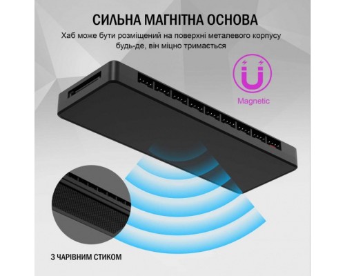 Модуль управління підсвічуванням Zezzio 1 to 9 ARGB PWM HUB