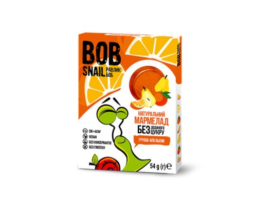 Мармелад Bob Snail Груша Апельсин 38г (4820219341444)