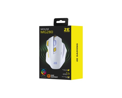 Мишка 2E Gaming MG280 LED USB White (2E-MG280UWT)