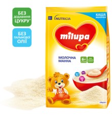 Дитяча каша Milupa Манна молочна 210 г (5900852930096)