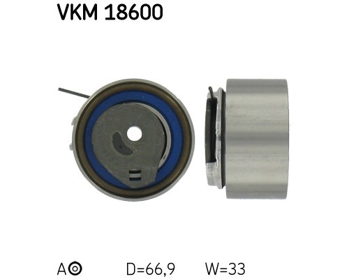 Ролик натягувача ременя SKF VKM 18600
