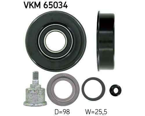 Ролик натягувача ременя SKF VKM 65034