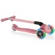 Самокат Globber Primo Foldable Plus Lights пастельно-рожевий (439-210)