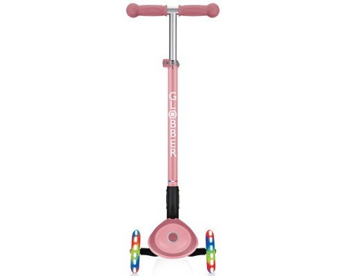Самокат Globber Primo Foldable Plus Lights пастельно-рожевий (439-210)