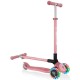 Самокат Globber Primo Foldable Plus Lights пастельно-рожевий (439-210)