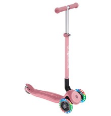 Самокат Globber Primo Foldable Plus Lights пастельно-рожевий (439-210)