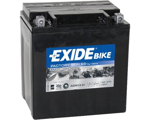 Акумулятор автомобільний EXIDE Ready AGM 30Ah Н Ев (-/+) (430EN) (AGM12-31)