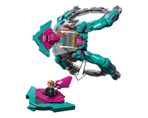 Конструктор LEGO Marvel Super Heroes Новий зореліт Вартових Галактики 378 деталей (76255)