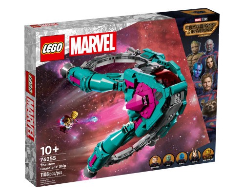 Конструктор LEGO Marvel Super Heroes Новий зореліт Вартових Галактики 378 деталей (76255)
