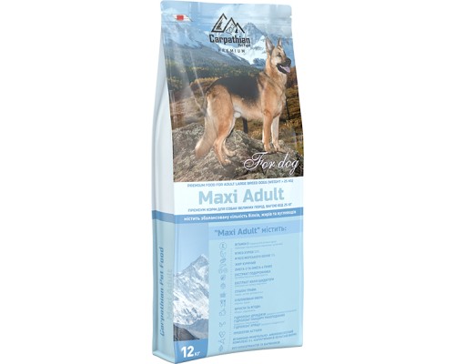 Сухий корм для собак Carpathian Pet Food Maxi Adult 12 кг (4820111140701)