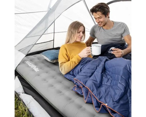 Матрац надувний Naturehike NH19QD010 200 х 140 см Grey (6927595773963)