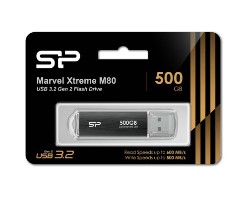 USB флеш накопичувач Silicon Power 500 GB Silicon Marvel Xtreme M80 USB 3.2 (SP500GBUF3M80V1G) USB флеш накопичувач Silicon Power 500 GB Silicon Marvel Xtreme M80 USB 3.2 (SP500GBUF3M80V1G)