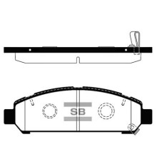 Гальмівні колодки HI-Q SP1454