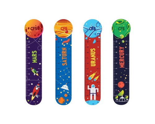Закладки для книг Cool For School пластикові Space 4 шт (CF69109-01) Закладки для книг Cool For School пластикові Space 4 шт (CF69109-01)