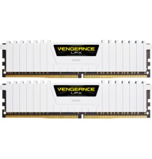 Модуль пам'яті для комп'ютера DDR4 16GB (2x8GB) 3200 MHz Vengeance LPX White Corsair (CMK16GX4M2E3200C16W)