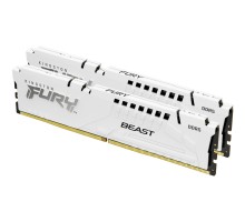 Модуль пам'яті для комп'ютера DDR5 32GB (2x16GB) 5200 MHz Beast EXPO White Kingston Fury (ex.HyperX) (KF552C36BWEK2-32)