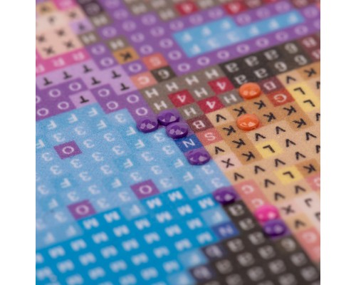 Картина по номерам Santi Украинка с ромашками 40*40 см, алмазна (954386)