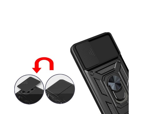 Чохол до мобільного телефона BeCover Military Motorola Moto G72 Black (709095)