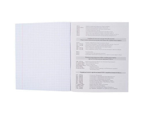 Зошит Kite предметний Cat 48 аркушів, клітинка, історія (K23-240-20)