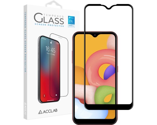 Скло захисне ACCLAB Full Glue Samsung A01 (1283126508493)