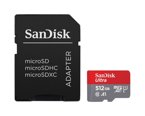 Карта пам'яті SanDisk 512GB microSDXC class 10 UHS-I Ultra (SDSQUAC-512G-GN6MA) Карта пам'яті SanDisk 512GB microSDXC class 10 UHS-I Ultra (SDSQUAC-512G-GN6MA)