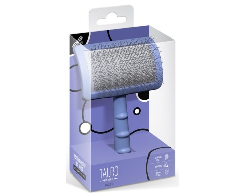 Гребінець для тварин Tauro Pro Line teeth 20 мм фіолетовий (TPLY63479)