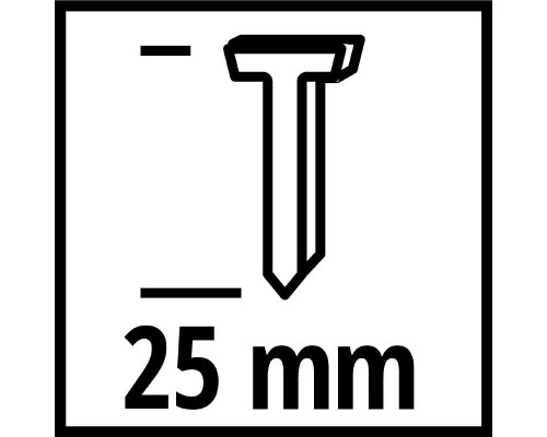 Цвяхи Einhell для цвяхозабивача, 25мм, 3000шт (4137871)