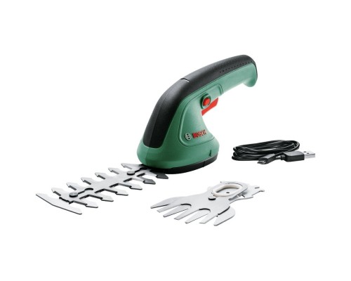 Кущоріз Bosch Bosch EasyShear, 3.6В, 1х1.5Аг, лезо 12см, крок різу 8мм (0.600.833.303)