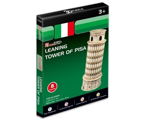 Пазл Cubic Fun 3D Пізанська вежа міні (S3008h)