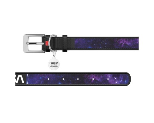 Нашийник для тварин WAUDOG Design з QR-паспортом 