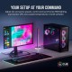 Кулер до корпусу Corsair iCUE Link QX140 RGB PWM PC Fans Starter Kit with iCUE LINK System Hub (CO-9051004-WW)