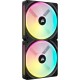 Кулер до корпусу Corsair iCUE Link QX140 RGB PWM PC Fans Starter Kit with iCUE LINK System Hub (CO-9051004-WW)