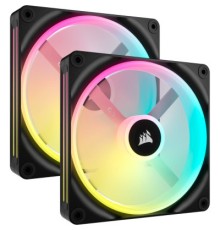 Кулер до корпусу Corsair iCUE Link QX140 RGB PWM PC Fans Starter Kit with iCUE LINK System Hub (CO-9051004-WW)