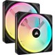 Кулер до корпусу Corsair iCUE Link QX140 RGB PWM PC Fans Starter Kit with iCUE LINK System Hub (CO-9051004-WW)