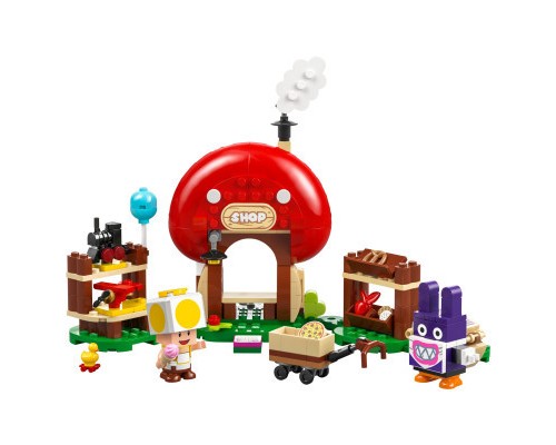 Конструктор LEGO Super Mario Nabbit у крамниці Toad. Додатковий набір 230 деталей (71429)