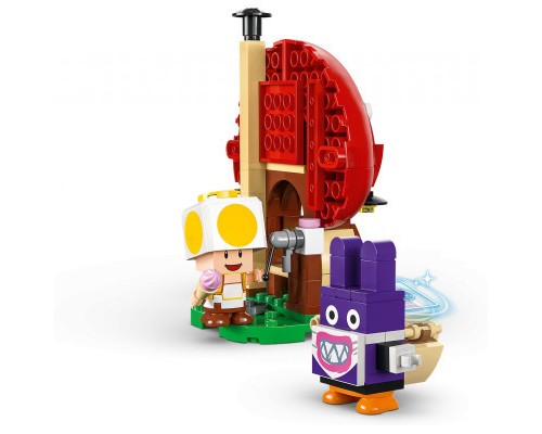Конструктор LEGO Super Mario Nabbit у крамниці Toad. Додатковий набір 230 деталей (71429)