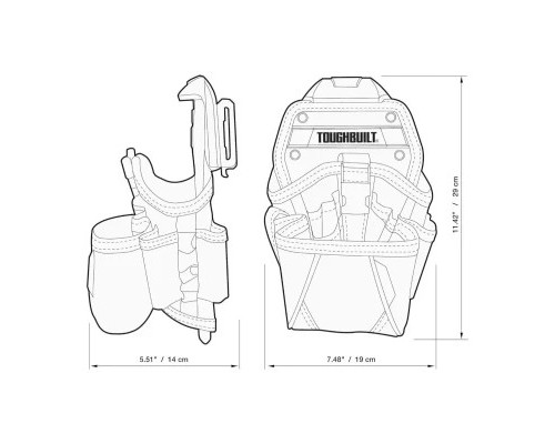 Сумка для інструмента ToughBuilt кобура для дриля (TB-CT-20-LX) Сумка для інструмента ToughBuilt кобура для дриля (TB-CT-20-LX)