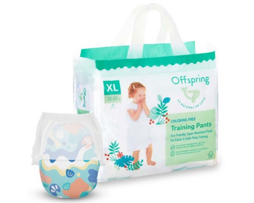 Підгузки Offspring трусики Розмір XL (12-20 кг) 30 шт, Підводний світ (9355465009060) (DP-OI-FAP-XL30P-AQT)