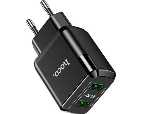 Зарядний пристрій HOCO N6 Charmer Black (6931474738950)