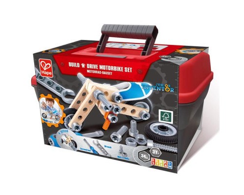 Конструктор Hape Мотоцикл 34 деталі (E3037)