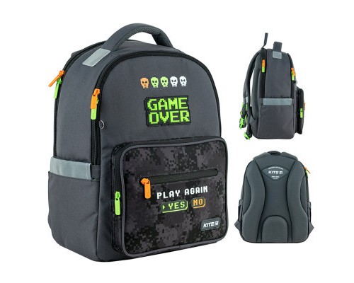 Рюкзак шкільний Kite Education 770 Game Over (K24-770M-4)